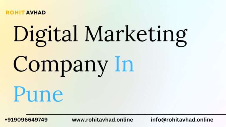 Digital Marketing Company In Pune